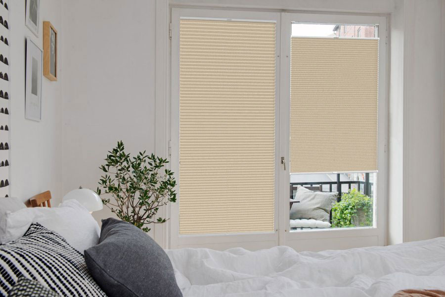 Plissee 2229 Schlafzimmer Beige
