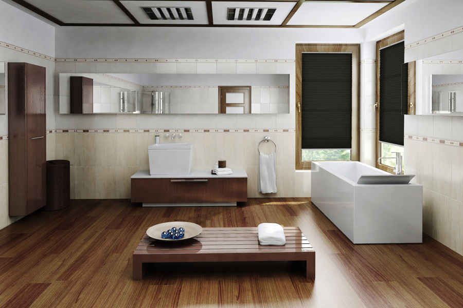 Plissee Wabe Lux 2242 Badezimmer