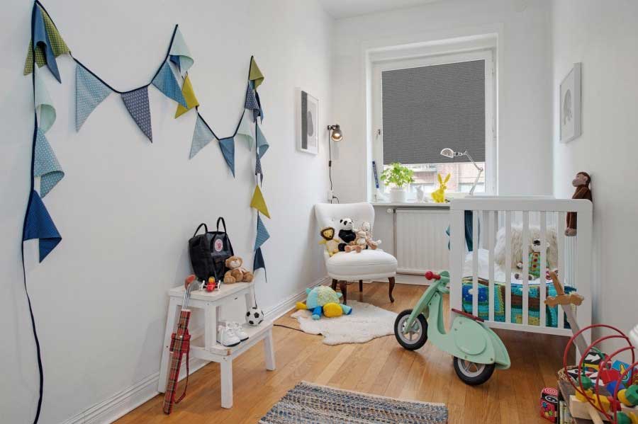 Plissee 2147 Kinderzimmer Grau
