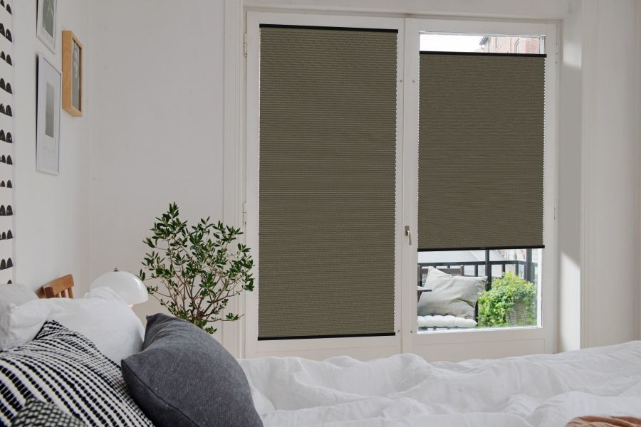 Plissee 1528 Schlafzimmer Grau