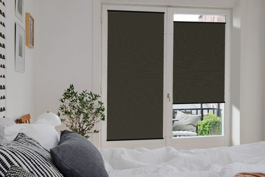 Plissee 1529 Schlafzimmer Grau
