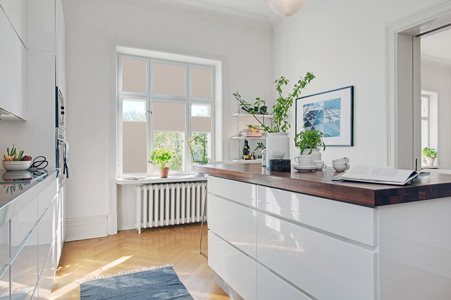 Plissee Wabe Rimano 4386 Küche