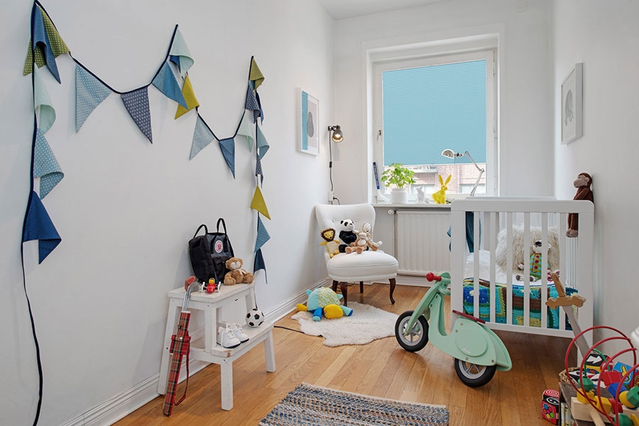 Plissee Wabe Rimano 4389 Kinderzimmer