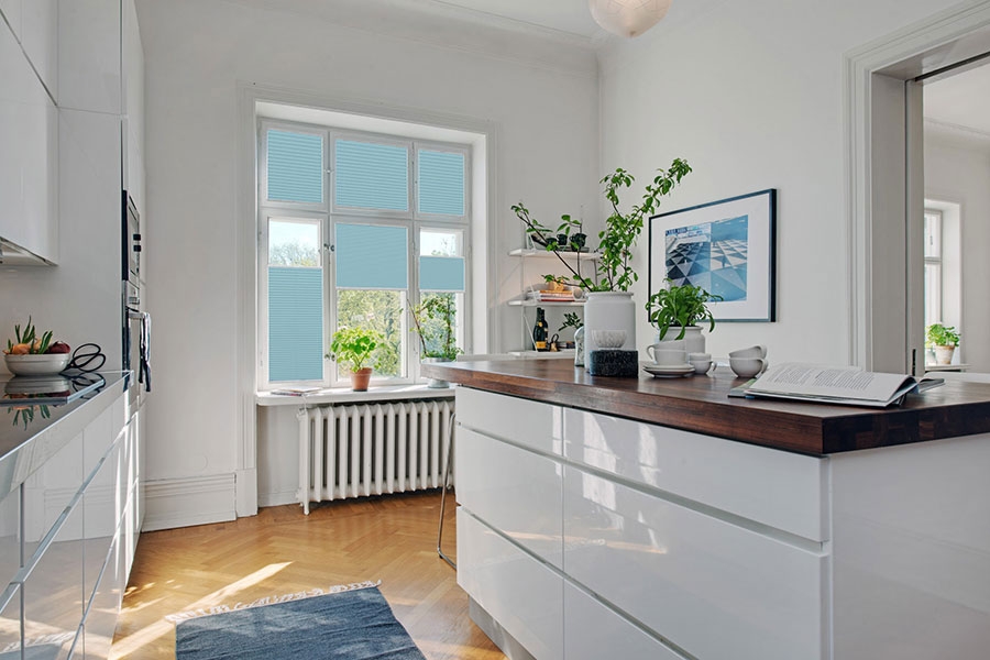 Plissee Wabe Rimano 4389 Küche
