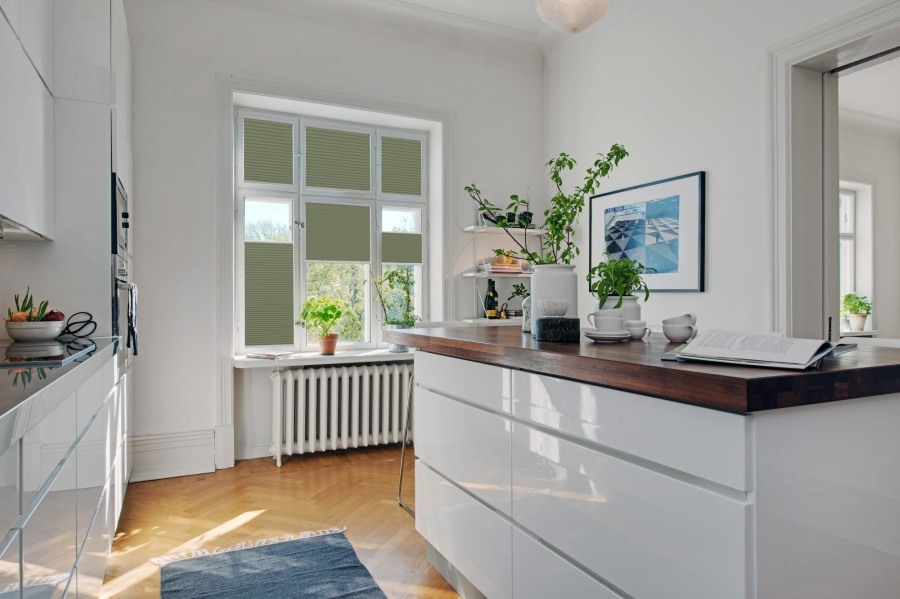 Plissee Wabe Rimano 4391 Küche