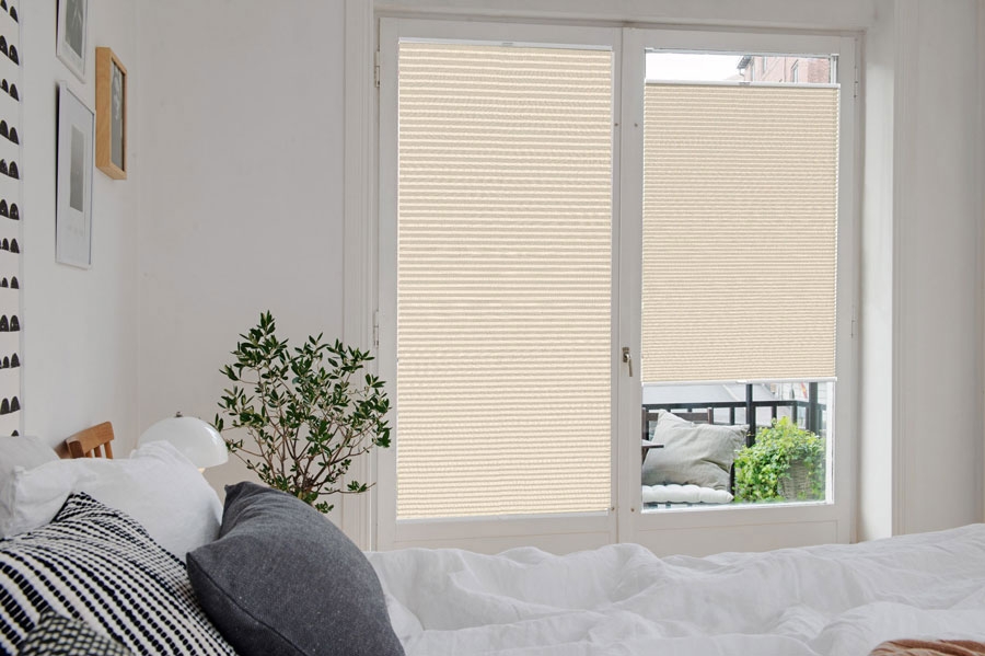Plissee 2218 Schlafzimmer Beige