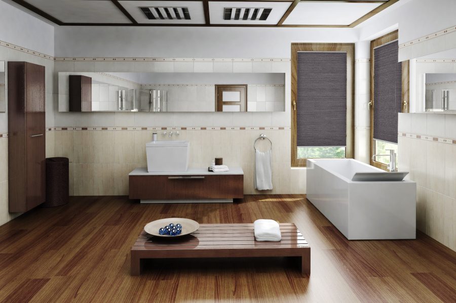 Plissee Wabe Slimline 2226 Badezimmer