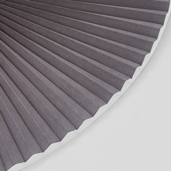 Plissee 2226 Falten Detail Grau