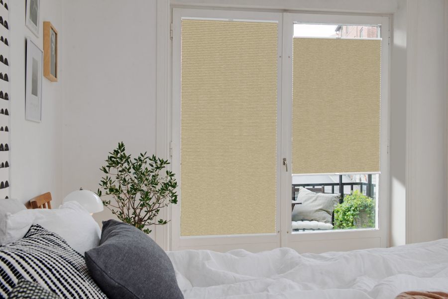 Plissee 1522 Schlafzimmer Beige