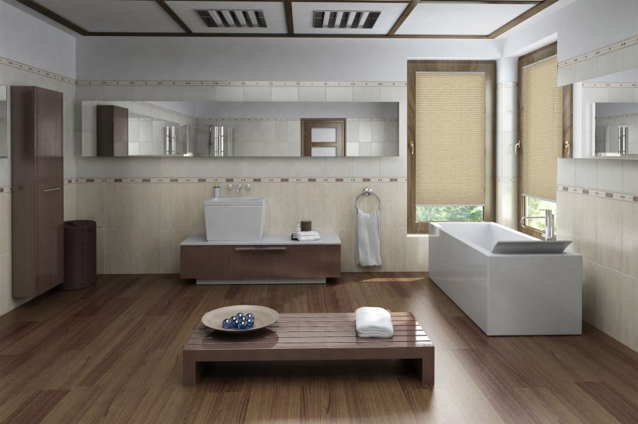 Plissee Wabe Struktur 1522 Badezimmer