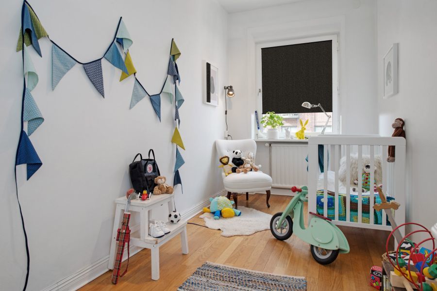 Plissee 1523 Kinderzimmer Grau