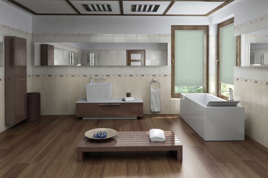 Plissee Wabe Struktur 1525 Badezimmer