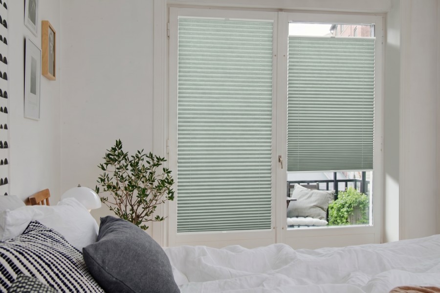 Plissee Wabe Struktur 1525 Schlafzimmer