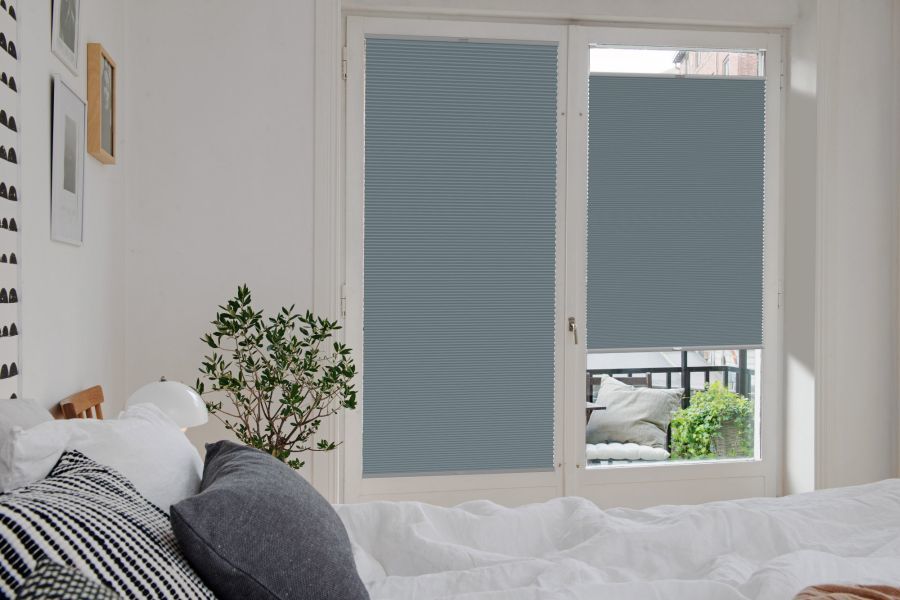 Plissee 1514 Schlafzimmer Grau