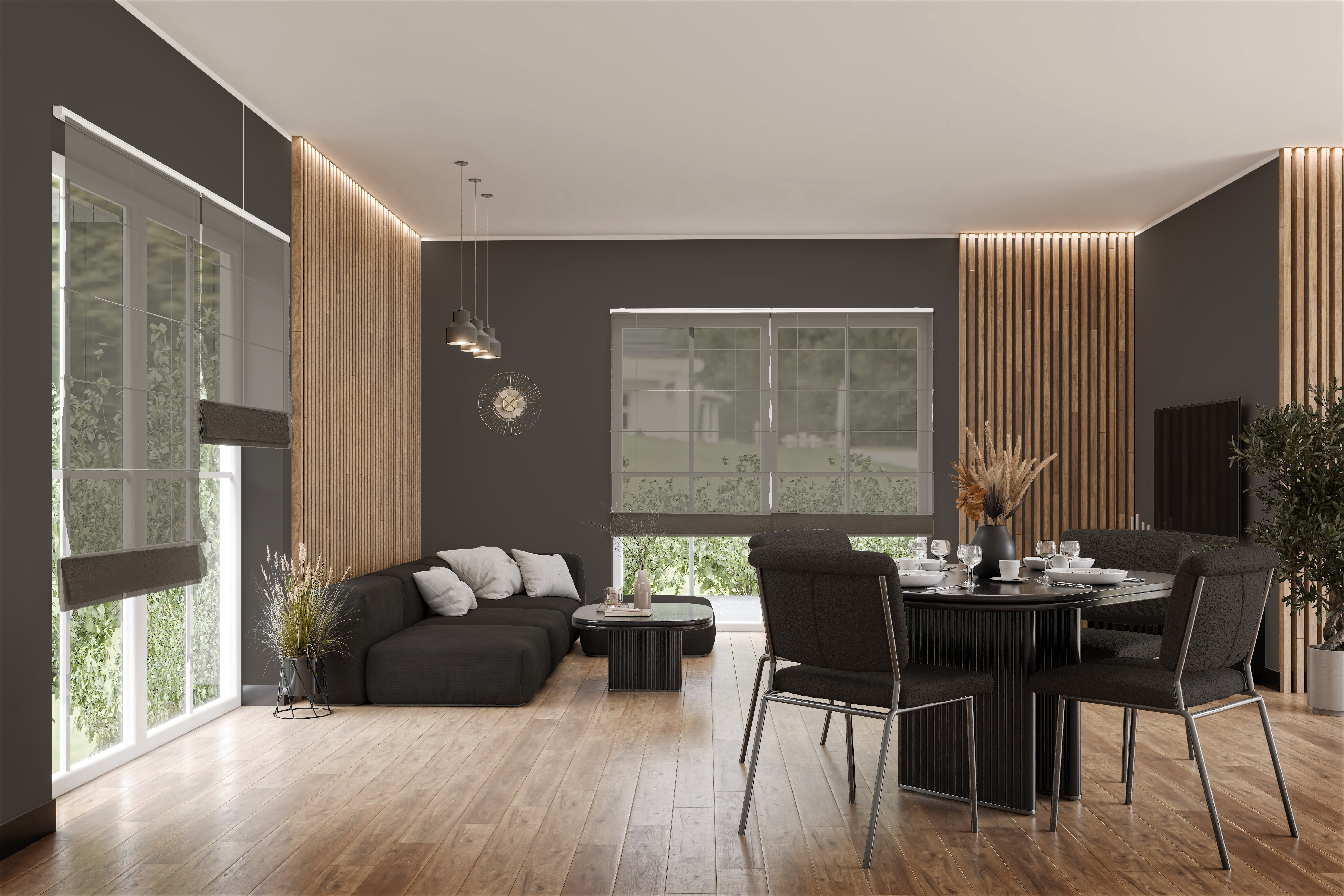Raffrollo Amarico 9360 Wohnzimmer Raffrollo Amarico 9360 Wohnzimmer