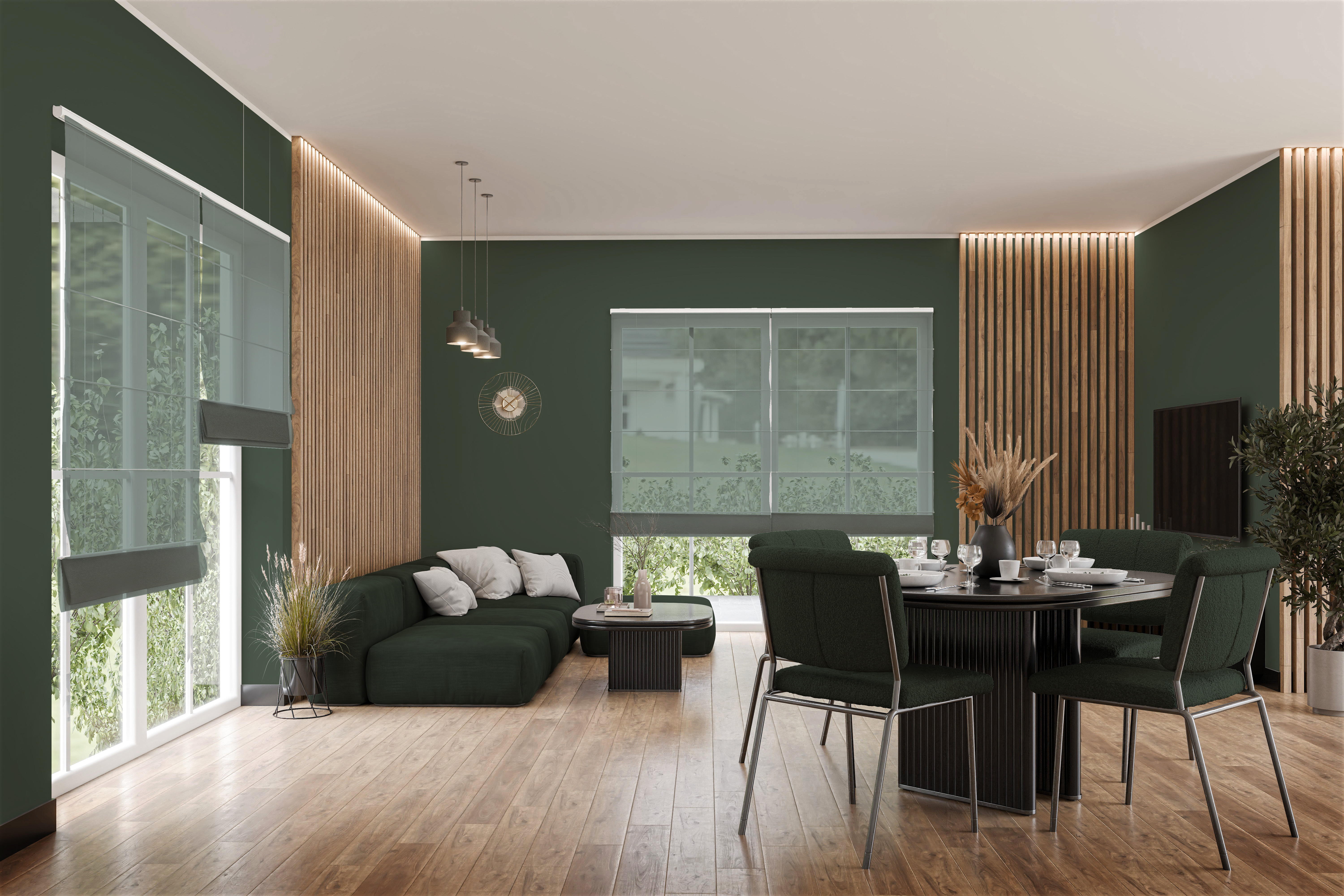 Raffrollo Brezza 9310 Wohnzimmer