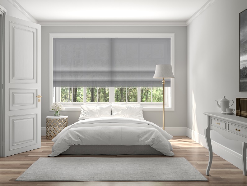 Raffrollo Cosimo Umbra 9219 Schlafzimmer