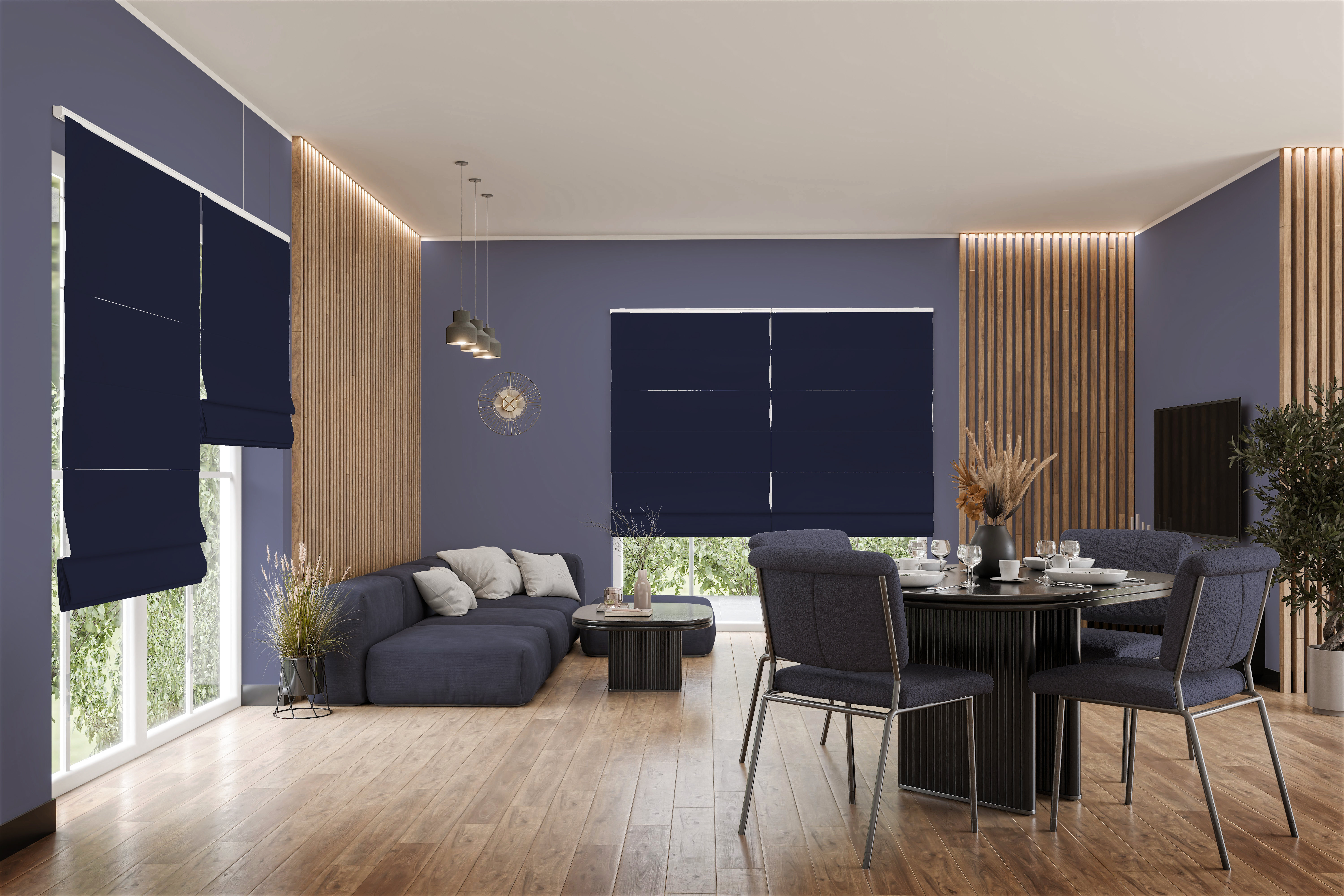 Raffrollo Crepusco 9424 Wohnzimmer Raffrollo Crepusco 9424 Wohnzimmer