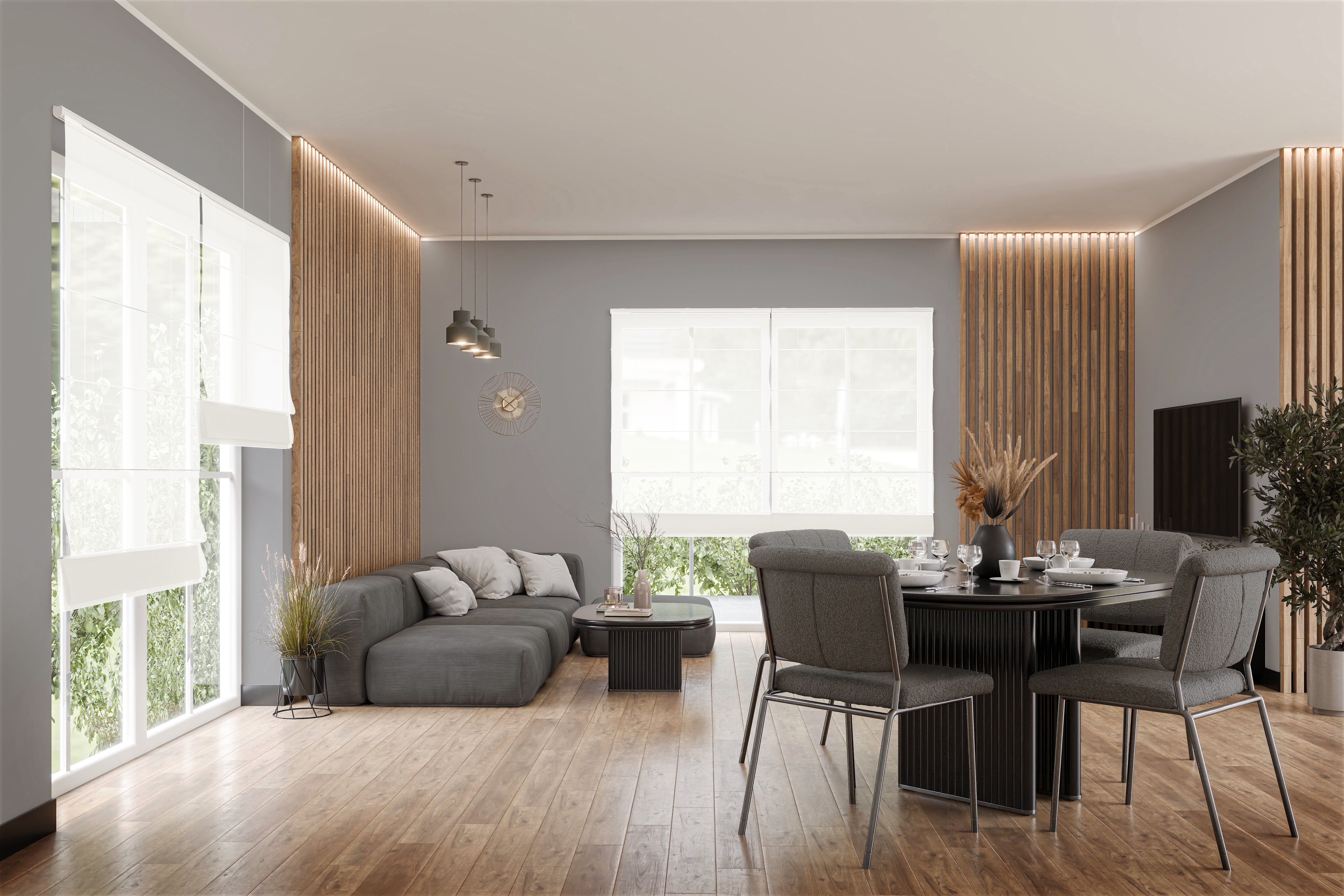 Raffrollo Lumera 9322 Wohnzimmer Raffrollo Lumera 9322 Wohnzimmer