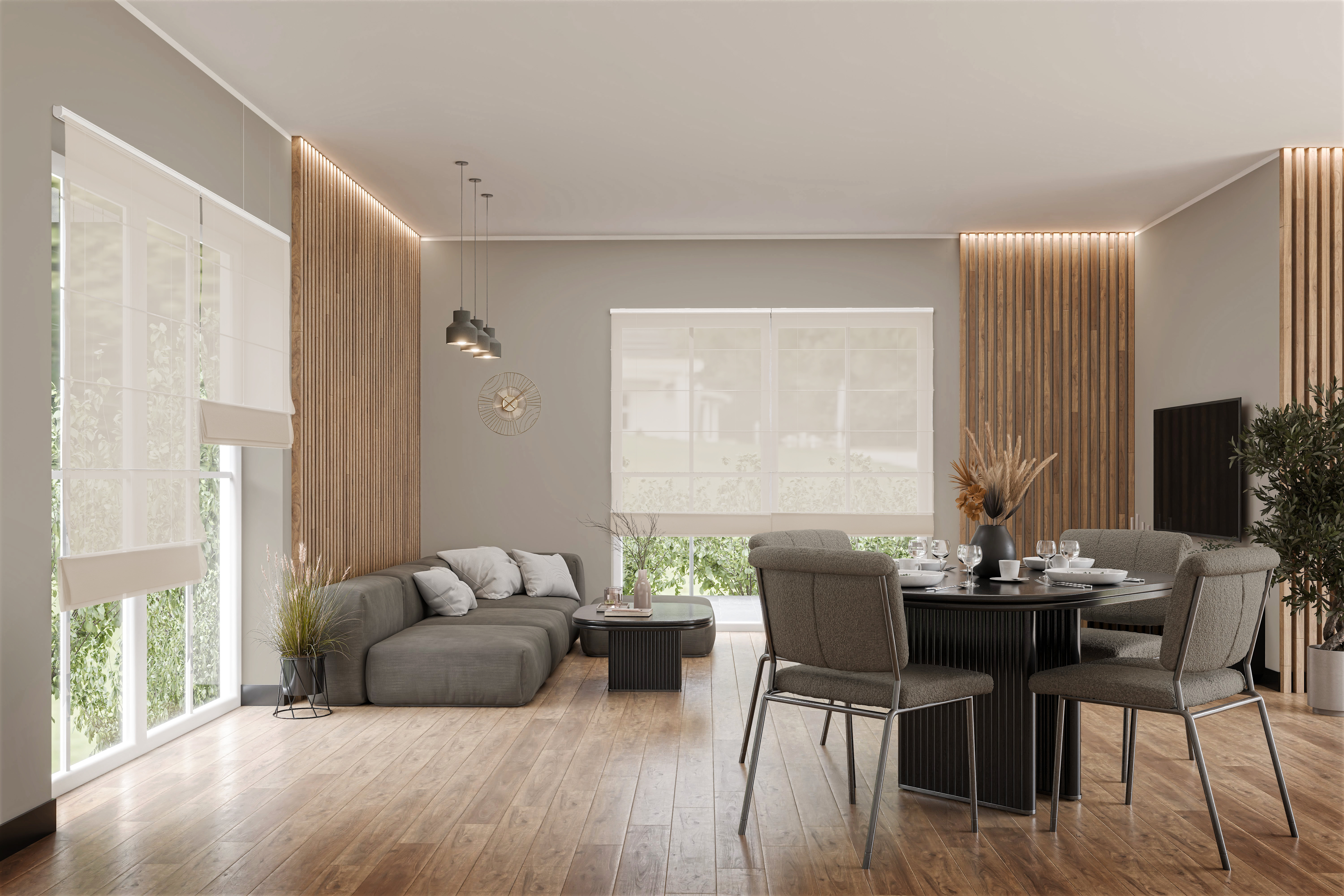 Raffrollo Lumera 9324 Wohnzimmer Raffrollo Lumera 9324 Wohnzimmer