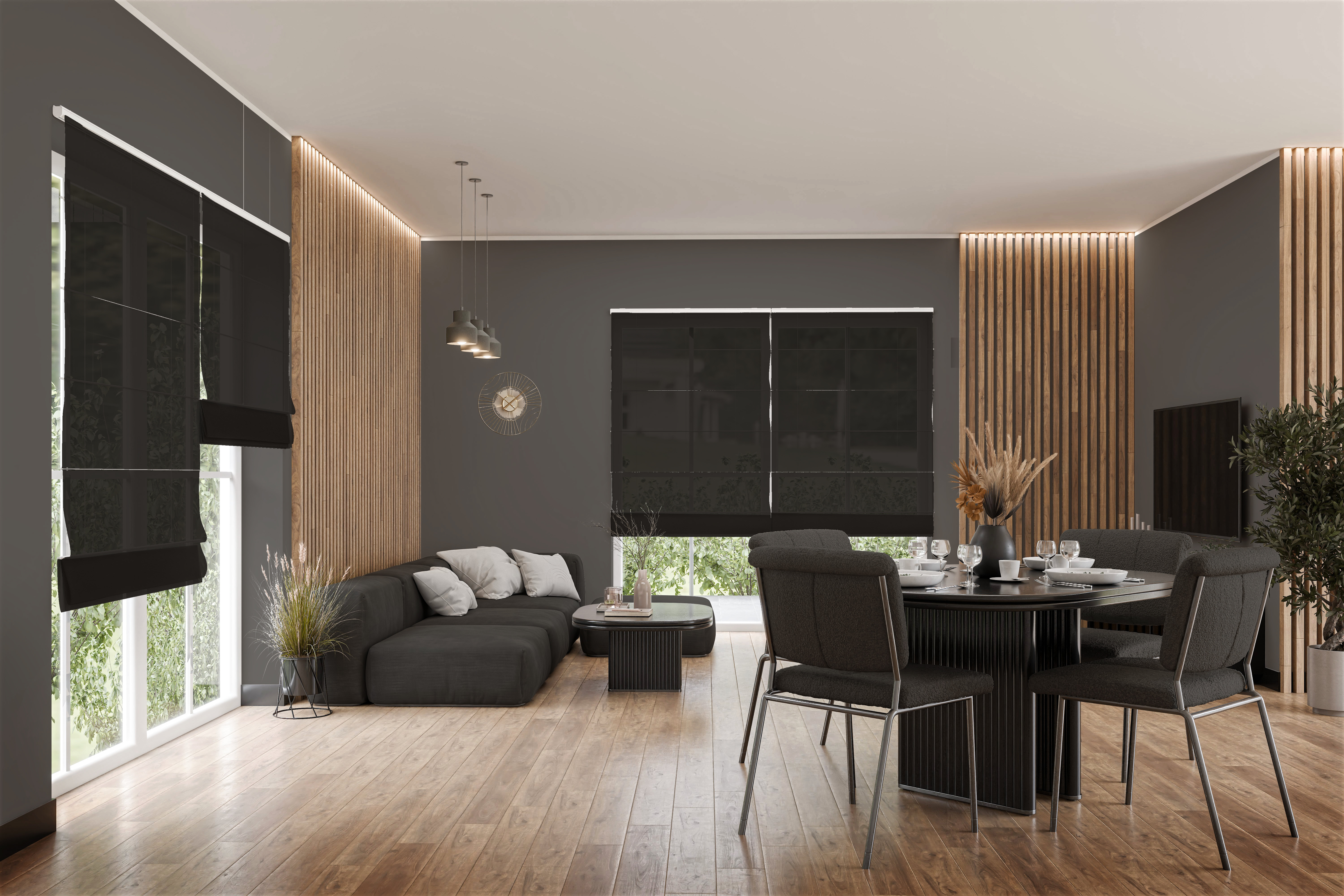 Raffrollo Lumera 9328 Wohnzimmer Raffrollo Lumera 9328 Wohnzimmer