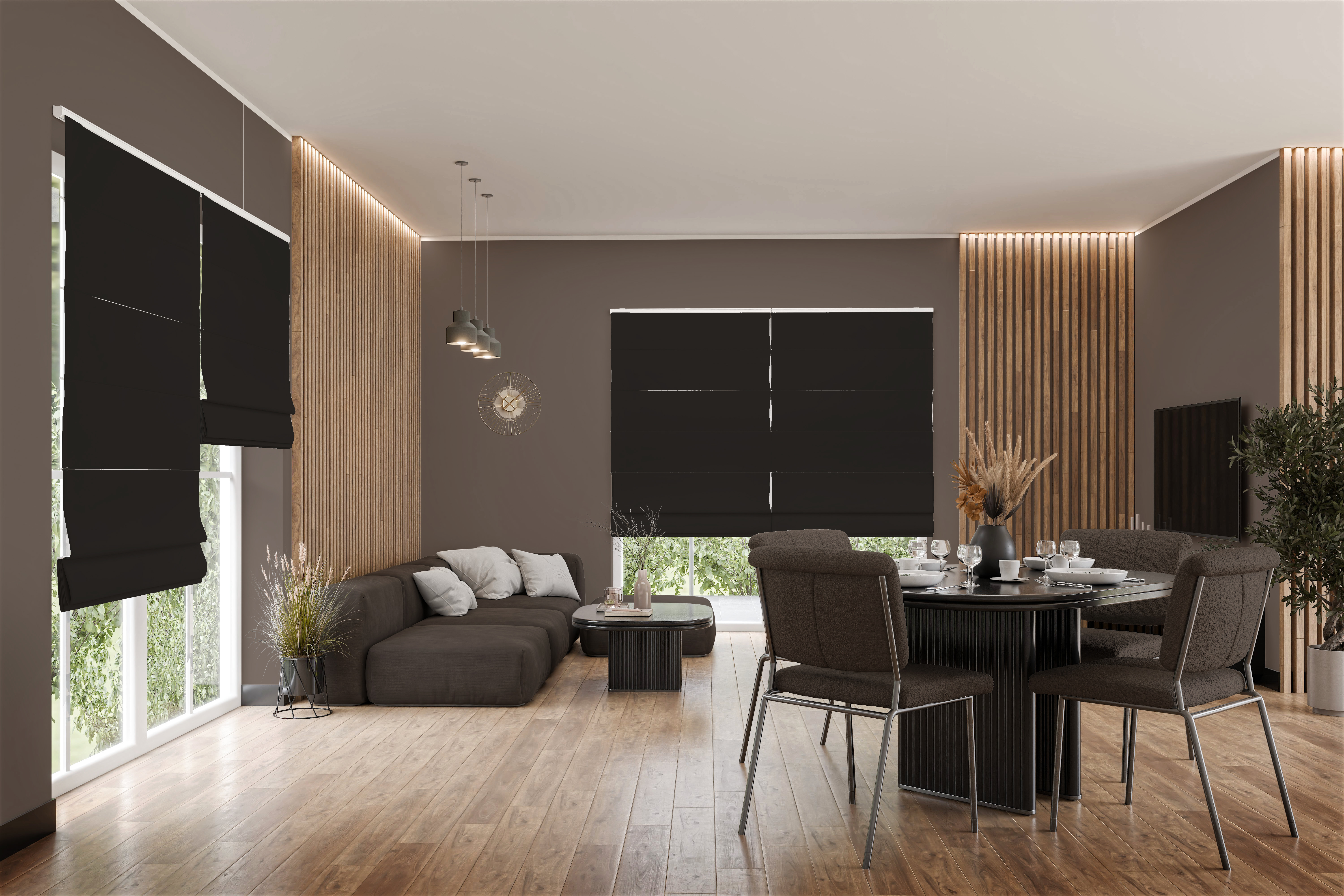 Raffrollo Marvella 9471 Wohnzimmer