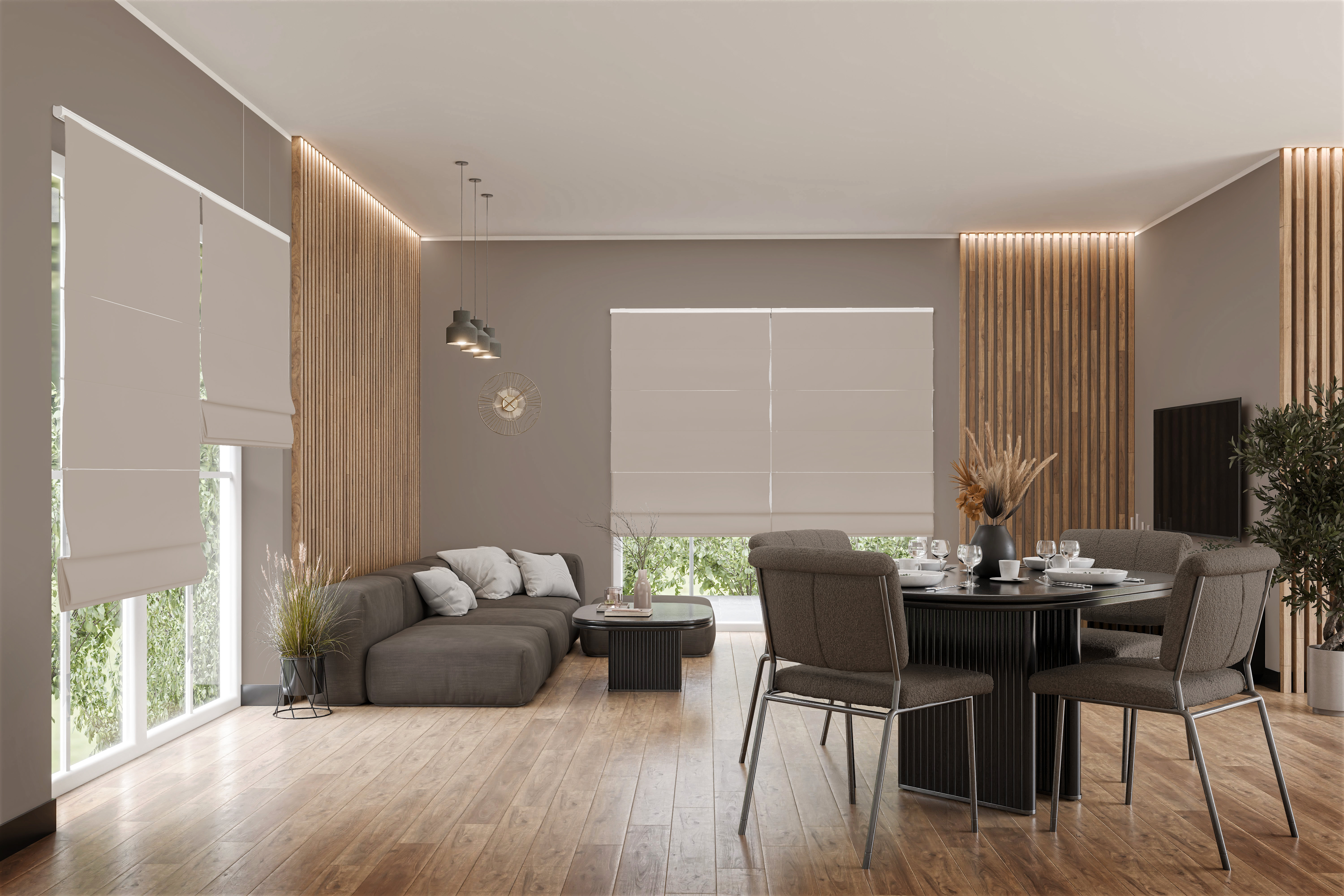 Raffrollo Velombra 9444 Wohnzimmer Raffrollo Velombra 9444 Wohnzimmer