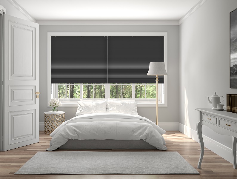 Raffrollo Yuna 9261 Schlafzimmer