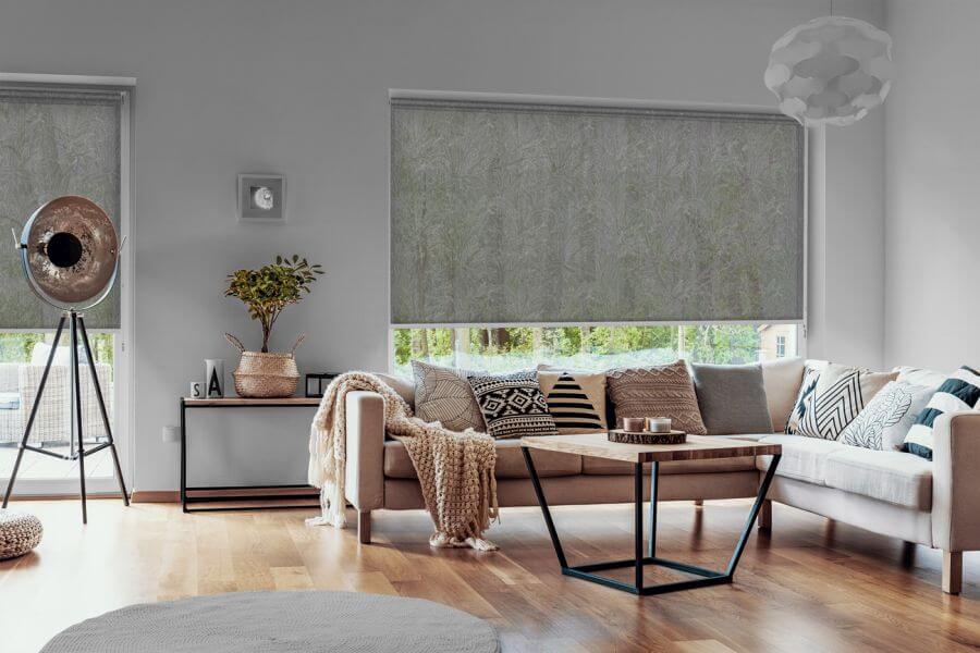 Rollo Arteria 3740 in grau - Wohnzimmer