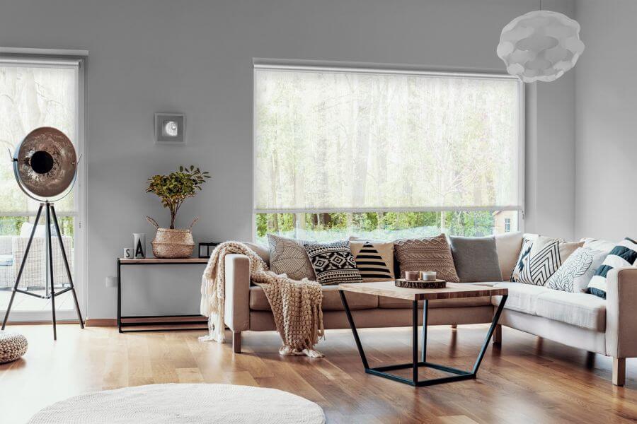 Rollo Arterio 3743 in weiß - Wohnzimmer