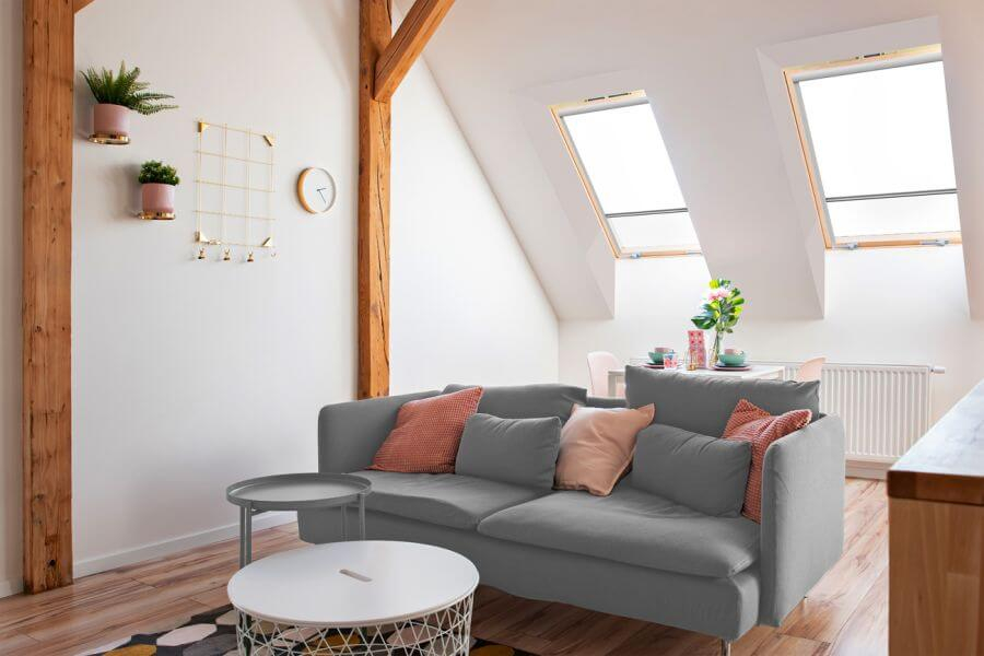 Rollo 3011 Dachfenster Weiß