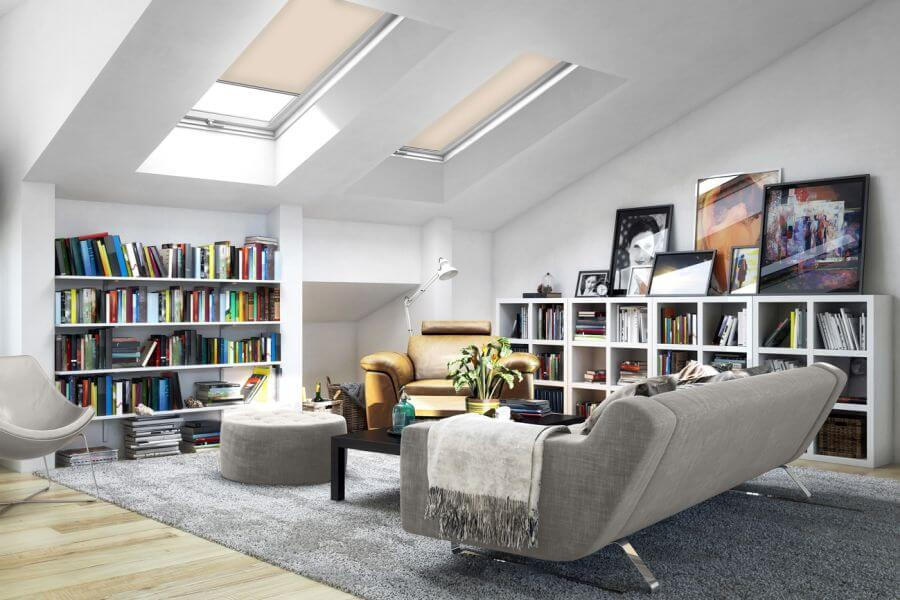 Rollo 3020 Dachfenster Beige