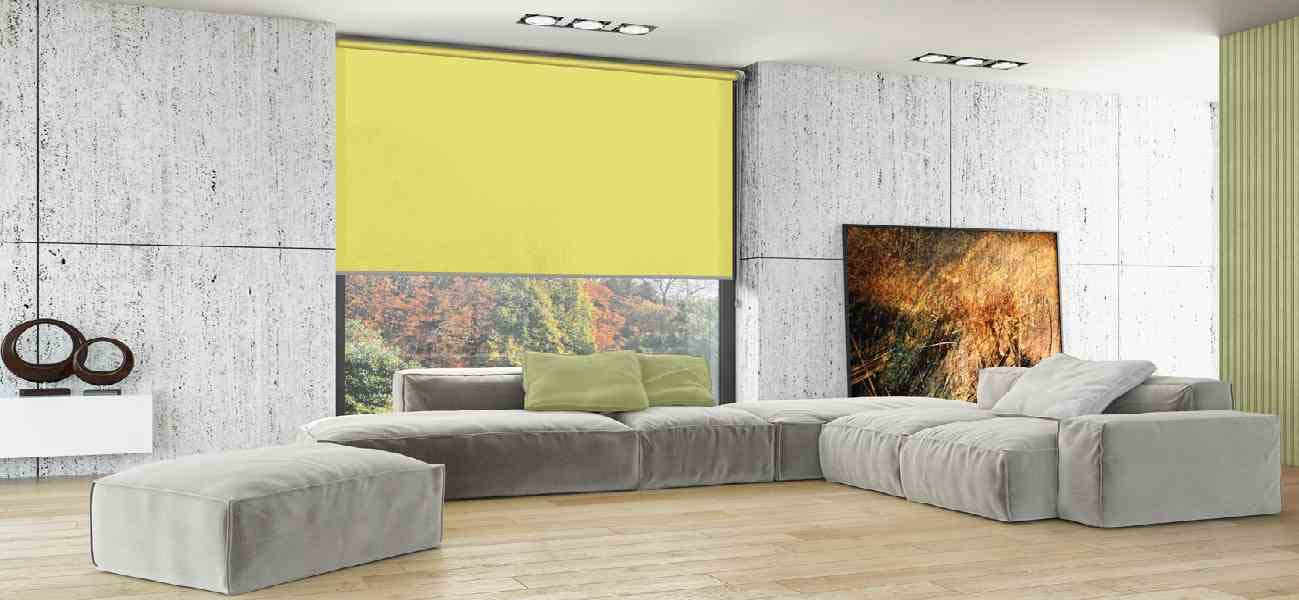 Rollo 3687 Wohnzimmer gelb