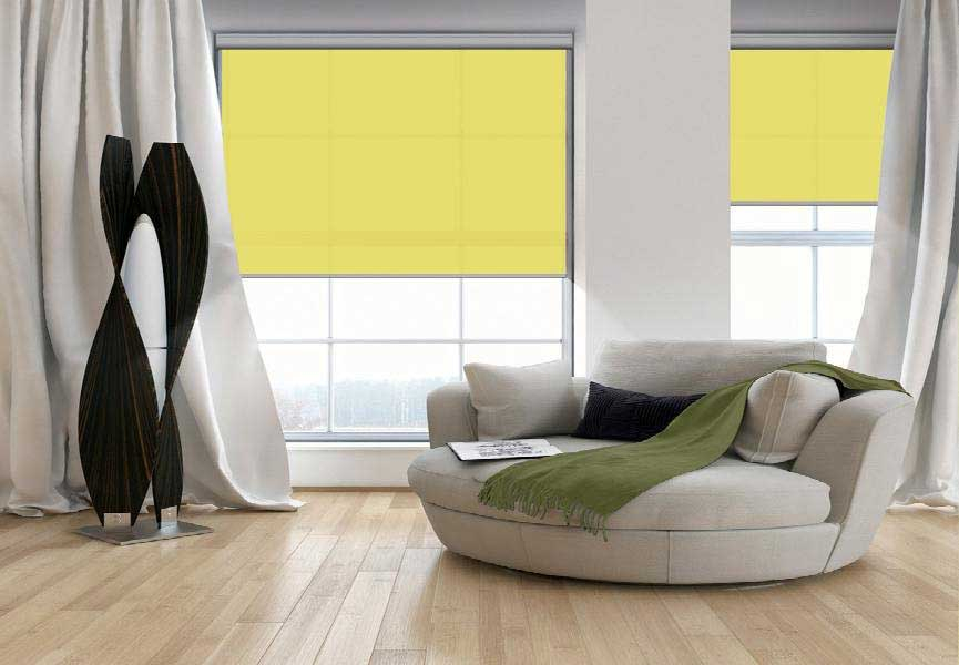 Rollo 3687 Wohnzimmer gelb