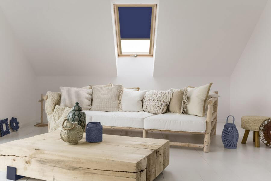 Rollo 3022 Dachfenster Blau