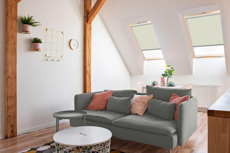 Rollo 3027 Dachfenster Grau