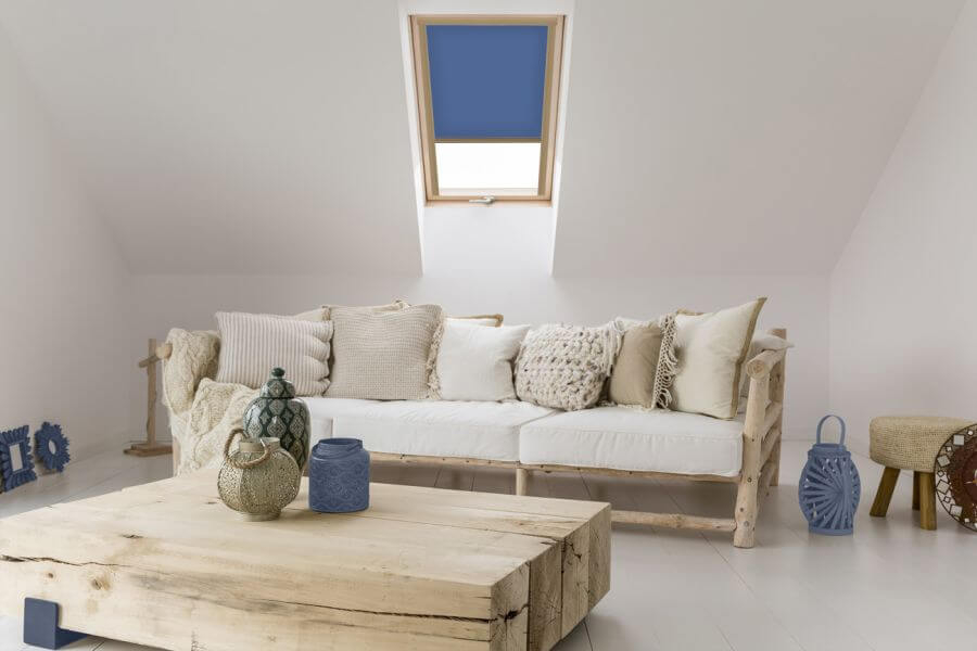 Rollo 3031 Dachfenster Blau