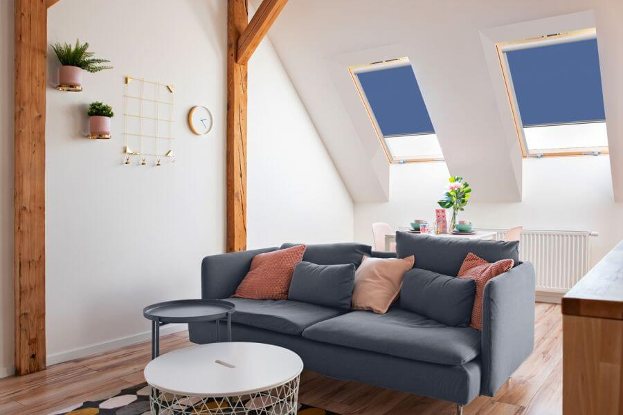 Rollo 3031 Dachfenster Blau