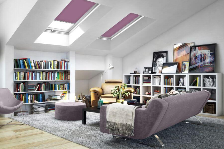 Rollo 3033 Dachfenster Lila