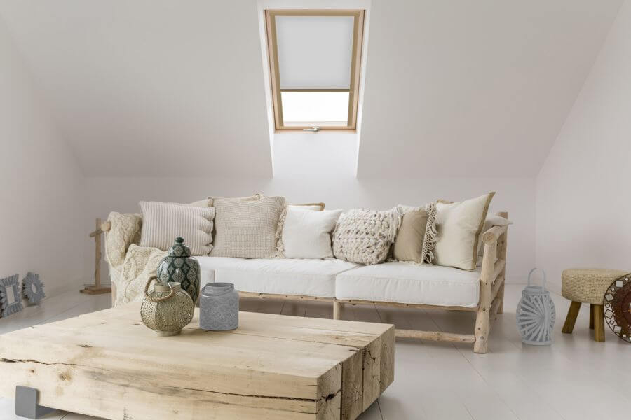 Rollo 3035 Dachfenster Grau