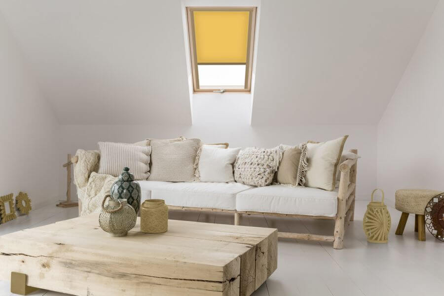 Rollo 3046 Dachfenster Gelb