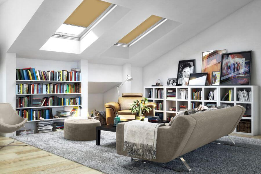Rollo 3048 Dachfenster Braun