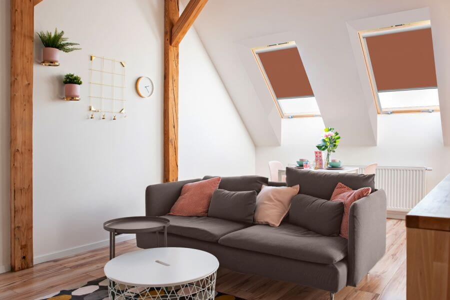 Rollo 3051 Dachfenster Braun