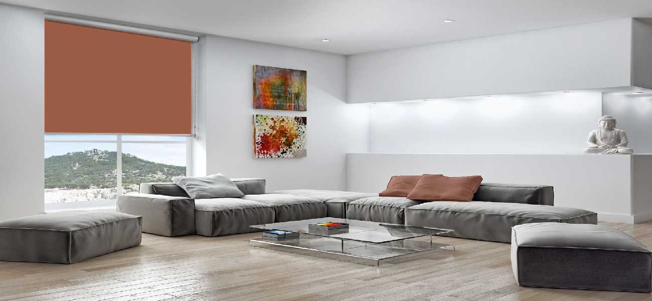 Rollo 3051 Wohnzimmer Braun