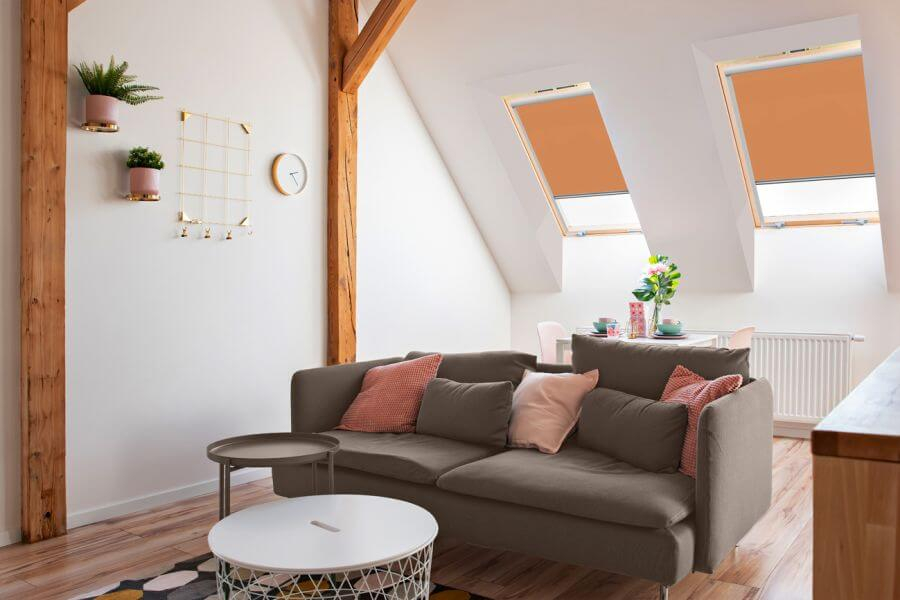 Rollo 3052 Dachfenster Orange