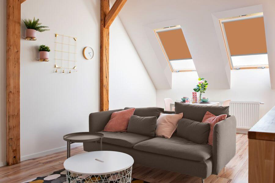 Rollo 3053 Dachfenster Orange