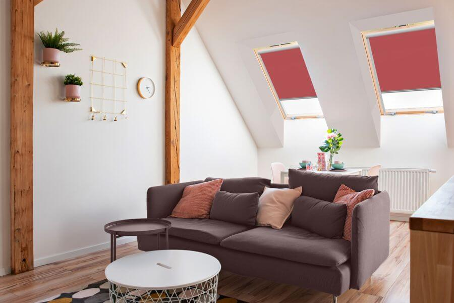 Rollo 3056 Dachfenster Rot