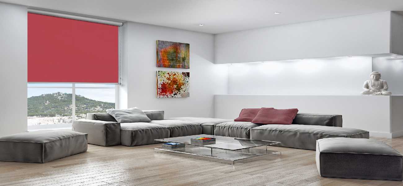 Rollo 3056 Wohnzimmer Kassette Rot