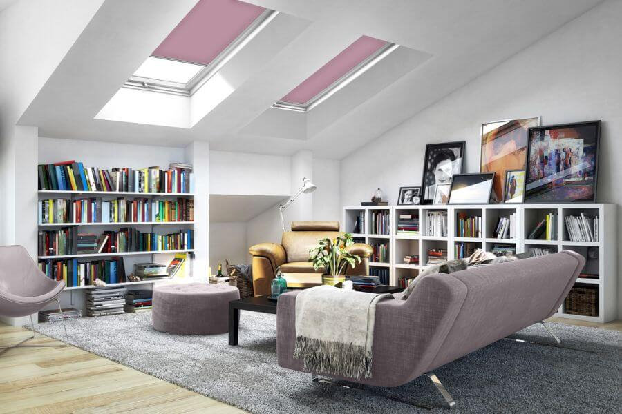 Rollo 3058 Dachfenster Lila