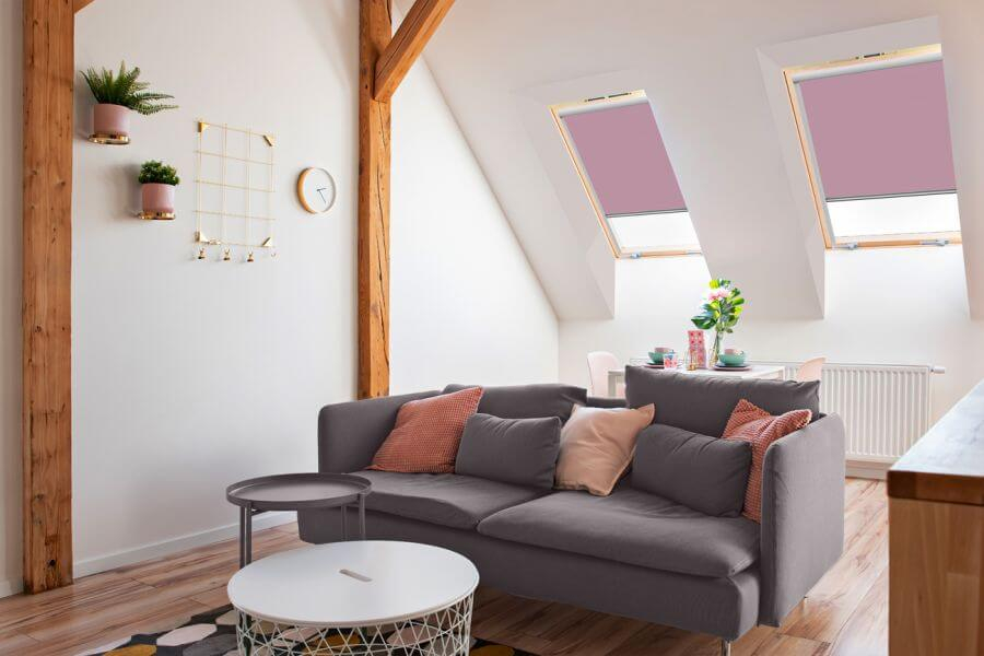 Rollo 3058 Dachfenster Lila